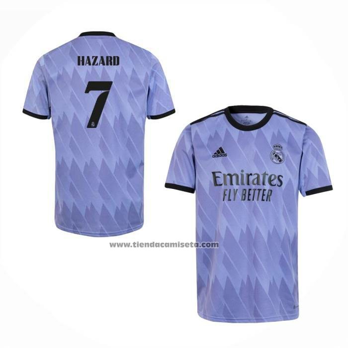 Camiseta Real Madrid Jugador Hazard Segunda 2022-23